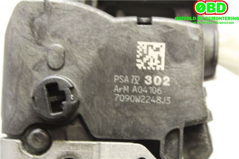 Låsekasse venstre bak til Peugeot 5008 2010-2017 (Type I)  (PEUGEOT|9137 V7|98 006 242 80|732302)