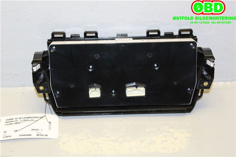 Varmeapparat betjening til Mazda CX-5 2012-2017 (Type I)  (MAZDA|KA1S61190D|)