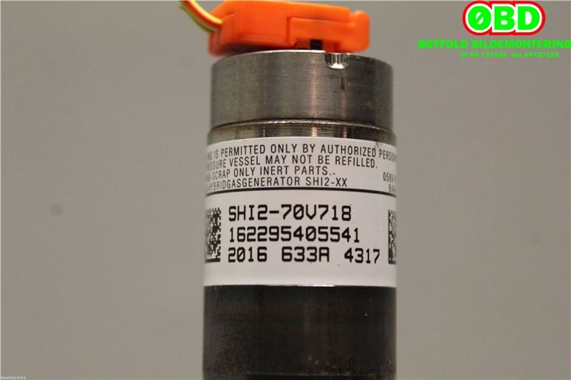 Airbag gardin høyre til Mazda CX-5 2012-2017 (Type I)  (MAZDA|KD4557KM0B|)