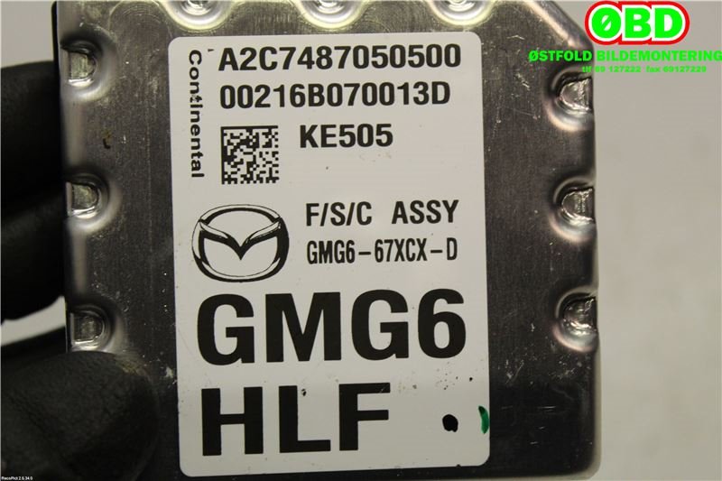 Sensor radar til Mazda CX-5 2012-2017 (Type I)  (MAZDA|GMG667XCXD|)