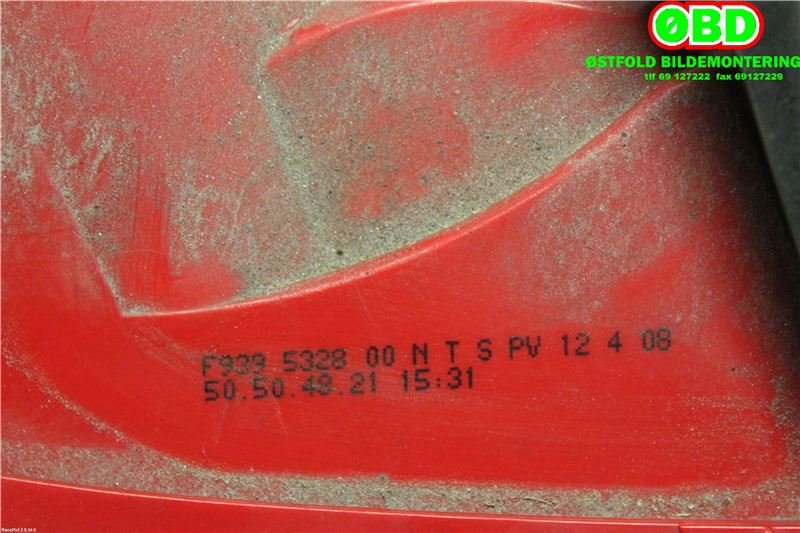 Baklykt venstre til Alfa Romeo 159 2005-2011 (ALFA ROMEO|50504821|)
