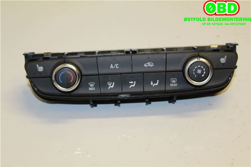 Varmeapparat betjening til Opel Crossland X 2017-->> (OPEL CROSSLAND X|39149575||98226270YX)