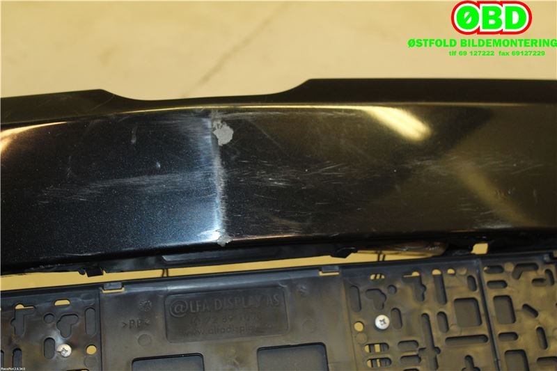 Støtfanger bak til Mazda 3 2009-2013 (Type II)  (MAZDA|BDB4-50-221F AA|)