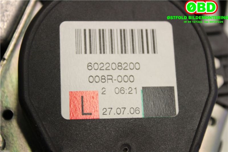 Airbag beltestrammer til Mercedes CLS 2004-2010 (C219) (C219) (MERCEDES|)