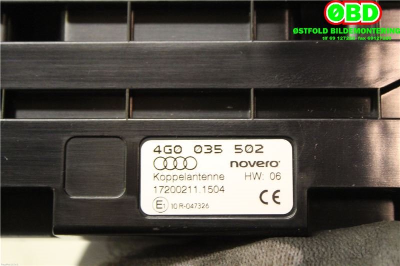 Styreenhet diverse til Audi A6 2014-2018 (Type IV, Fase 2) (C7) (C7) (AUDI|8S0 035 502||4G0035502)