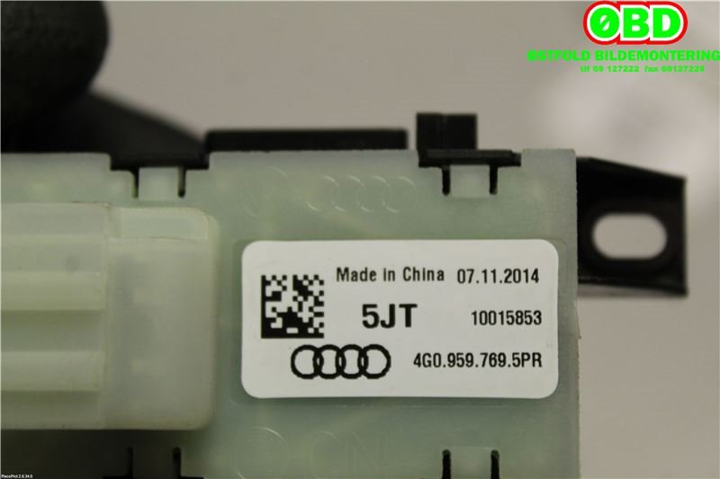 Bryter diverse til Audi A6 2014-2018 (Type IV, Fase 2) (C7) (C7) (AUDI|4G0959769||4G09597695PR)