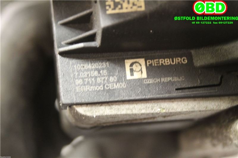 EGR-ventil til Mazda 3 2009-2013 (Type II)  (MAZDA||9671167780)