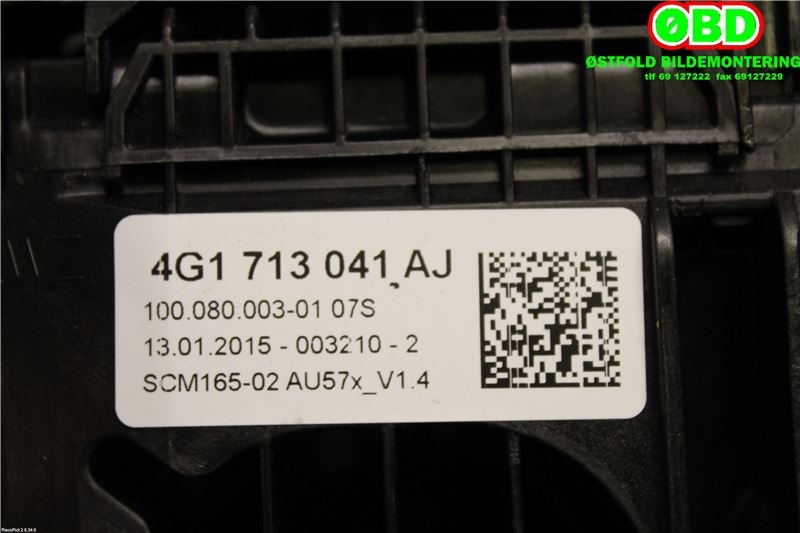 Girstang/girvelger automat til Audi A6 2014-2018 (Type IV, Fase 2) (C7) (C7) (AUDI|8K1713105R|8K1713105F|4G1713041AJ)