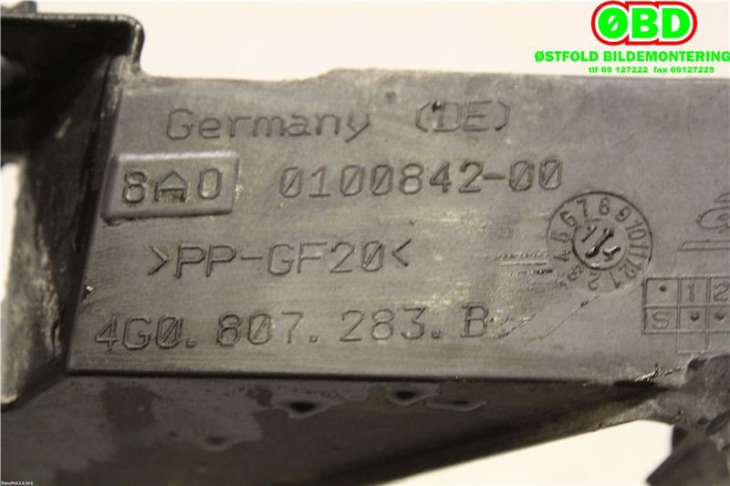 Diverse deler til Audi A6 2014-2018 (Type IV, Fase 2) (C7) (C7) (AUDI|4G0 807 283 B||4G0807283B)