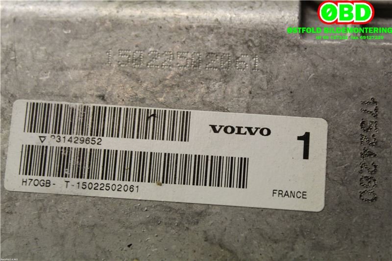 Rattaksel elektrisk servo til Volvo V60/V60 CC 2013-2018 (Type I, Fase 2)  (VOLVO|31429664|)
