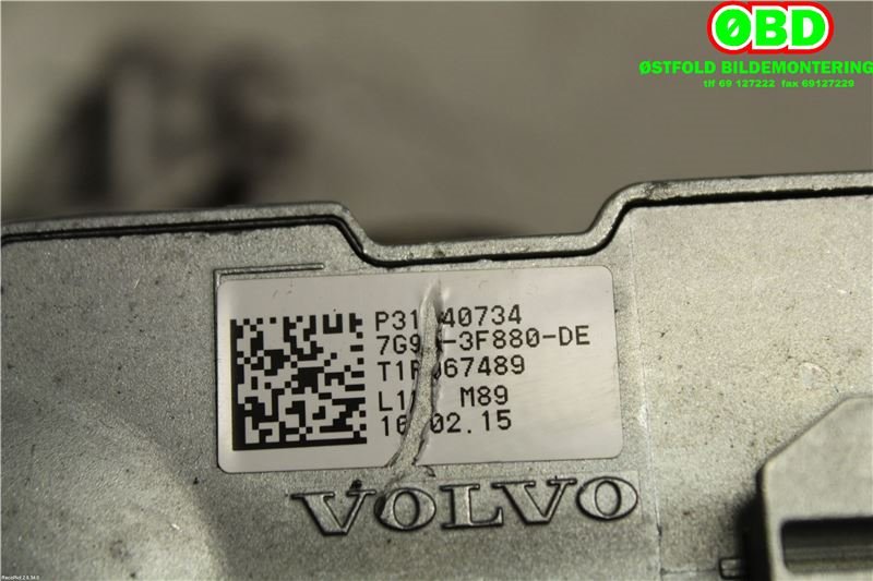Rattaksel elektrisk servo til Volvo V60/V60 CC 2013-2018 (Type I, Fase 2)  (VOLVO|31429664|)