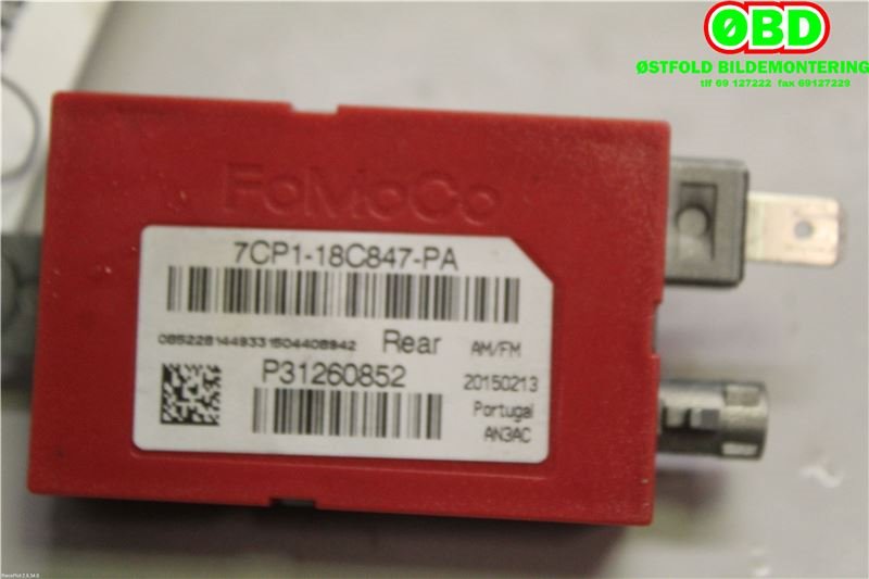 Antenne forsterker til Volvo V60/V60 CC 2013-2018 (Type I, Fase 2)  (VOLVO|31260852|)