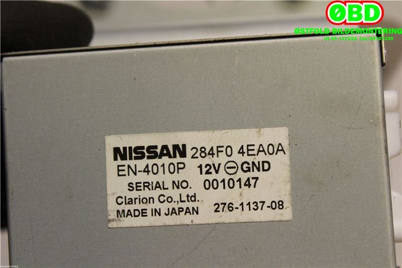 Styreenhet diverse til Nissan Qashqai 2014-2021 (Type II)  (NISSAN|284F04EA0A|)