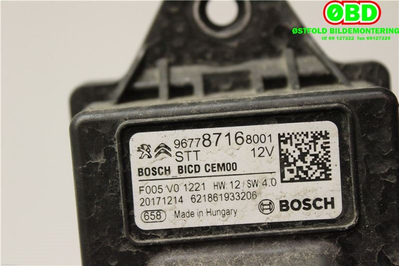 Rele start til Peugeot Partner 2015-2019 (Type II, Fase 2)  (PEUGEOT|9677871680|)