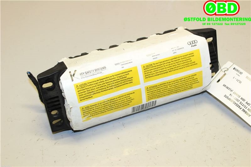 Airbag passasjer til Audi TT 2006-2014 (Type II) (AUDI|8J0 880 202 B|)