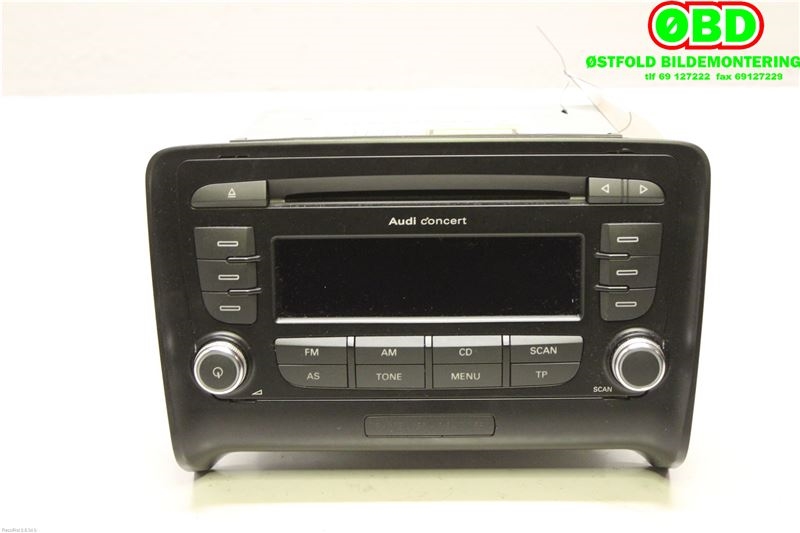 Bilstereo til Audi TT 2006-2014 (Type II) (AUDI|8J0 035 186 MX||8J0035186M)
