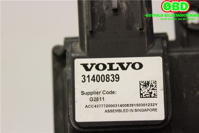 Sensor radar til Volvo V60/V60 CC 2013-2018 (Type I, Fase 2) (VOLVO|31678089||31400839)