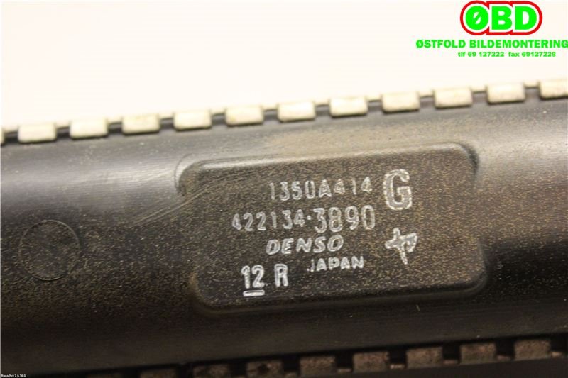 Radiator (automat gir) til Peugeot iOn 2011-2020  (PEUGEOT|1330Y8|4221343890|1350A414)