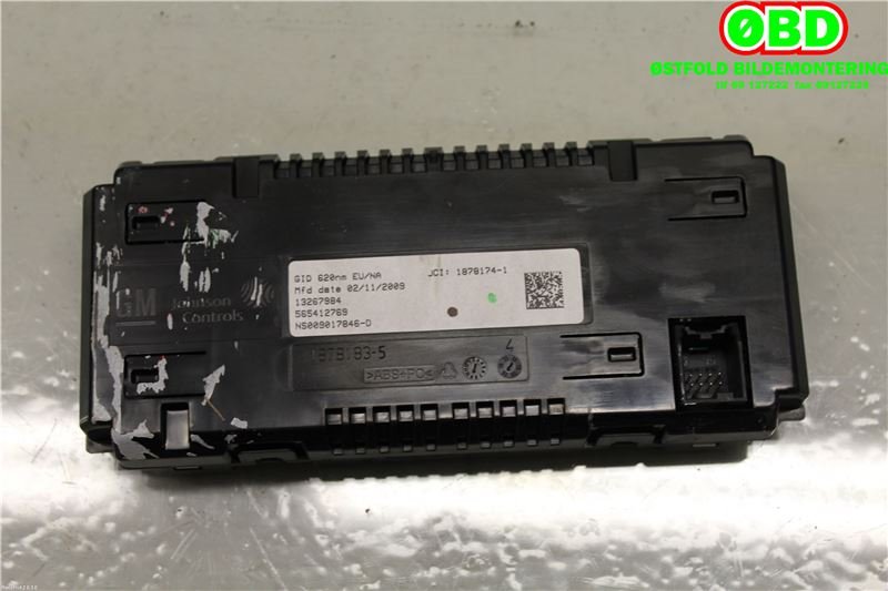 Instrument kjørecomputer til Opel Astra J 2010-2015  (OPEL|13267984|1236015)