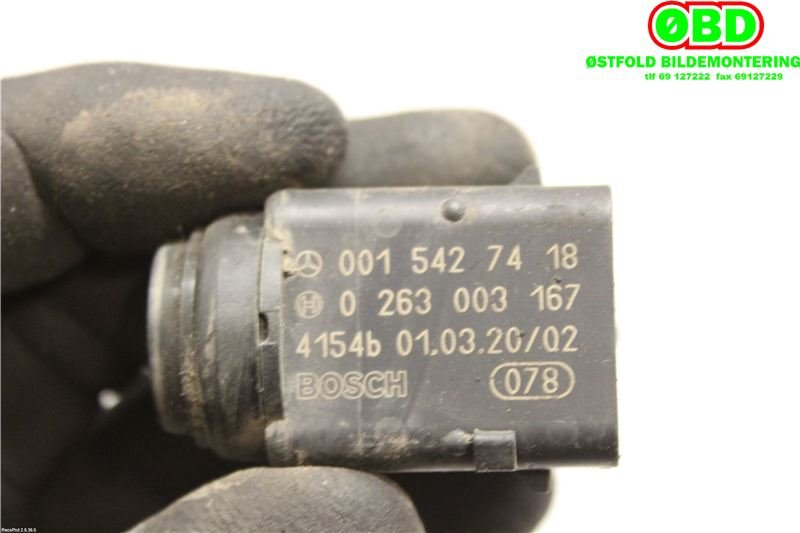Parkeringssensor foran til Mercedes E-Klasse 2000-2002 (Fase 2) (W210) (W210) (MERCEDES|A 004 542 87 18||0015427418)