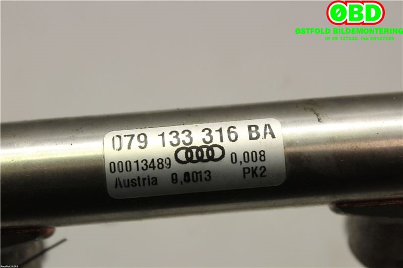 Dyseskinne (fuelrail) til Audi R8 2007-2015 (Type I)  (AUDI|079133316BA|)