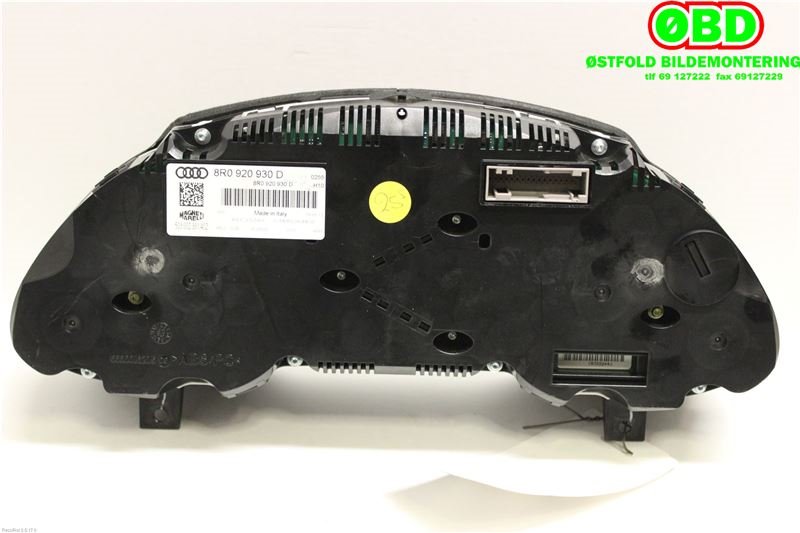 Instrumentpanel til Audi Q5 2008-2012 (Type I, Fase 1)  (AUDI|8R0 920 930 D|8R0 920 930 DX|8R0920930D)
