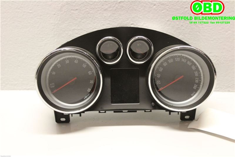 Instrumentpanel til Opel Astra J 2010-2015 (OPEL|13374958|1257193)