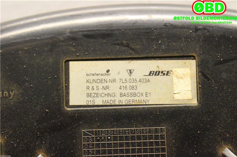Bilstereo diverse til Porsche Cayenne 2002-2006 (Fase 1) (9PA) (9PA) (PORSCHE|955 645 010 10||7L5035403A)