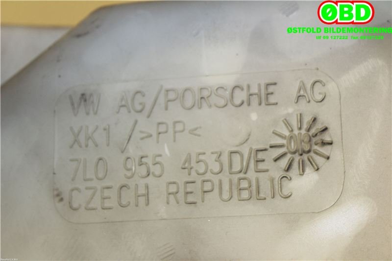 Spylertank til Porsche Cayenne 2002-2006 (Fase 1) (9PA) (9PA) (PORSCHE|955 528 703 00||7L0955453D)