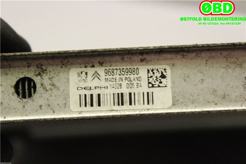 Radiator (automat gir) til Peugeot 508 2011-2014 (Type I, Fase 1) (PEUGEOT|1330W5||9687359980)