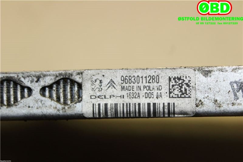 Aircondition radiator til Peugeot 508 2011-2014 (Type I, Fase 1) (PEUGEOT|6455HV||9683011280)