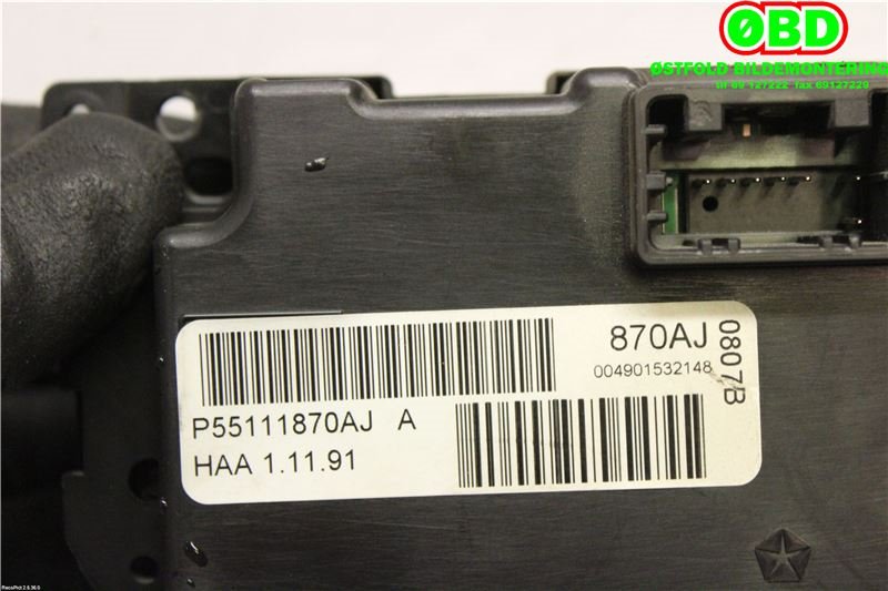 Varmeapparat betjening til Dodge Magnum 2004-2007 (DODGE||P55111870AJ)