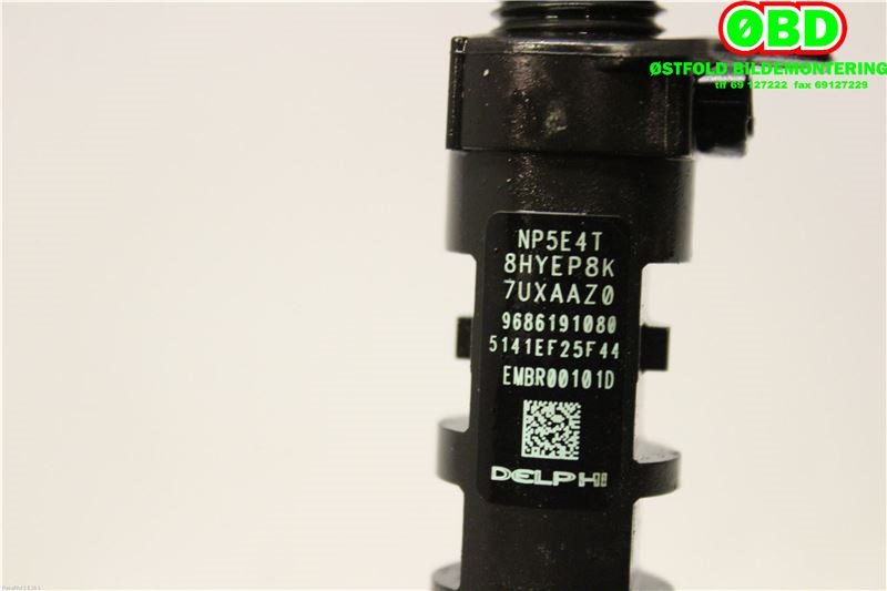 Dyse innsprøyting diesel til Peugeot 508 2011-2014 (Type I, Fase 1) (PEUGEOT|1980L3||9686191080)