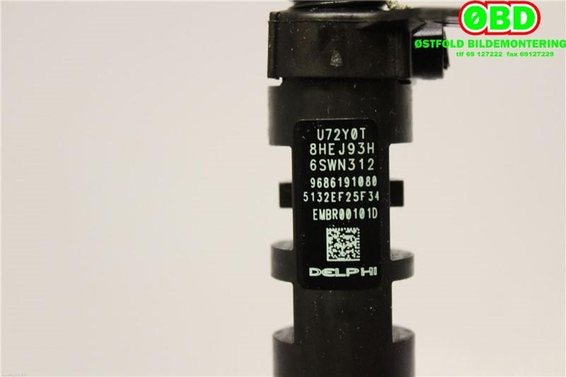 Dyse innsprøyting diesel til Peugeot 508 2011-2014 (Type I, Fase 1) (PEUGEOT|1980L3||9686191080)