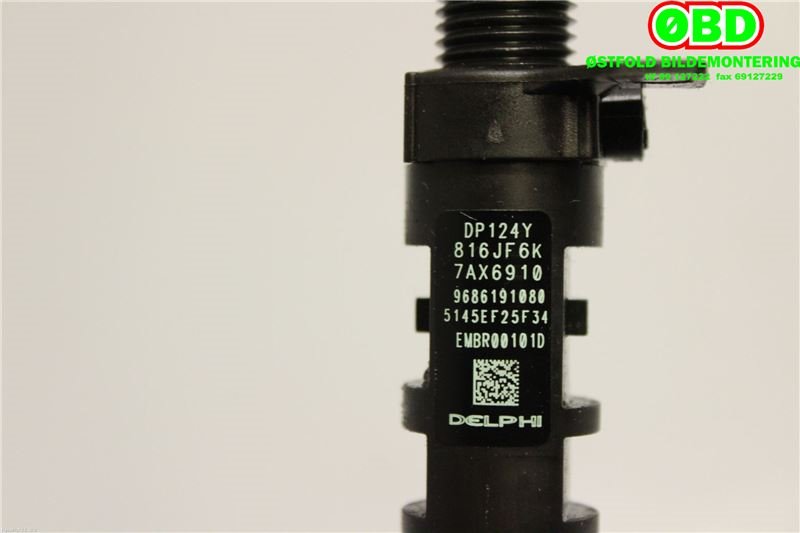 Dyse innsprøyting diesel til Peugeot 508 2011-2014 (Type I, Fase 1) (PEUGEOT|1980L3||9686191080)