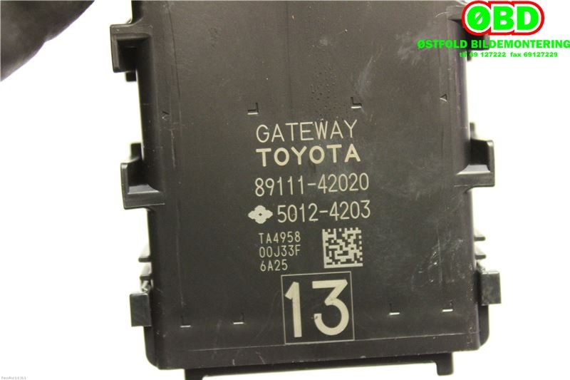 Styreenhet diverse til Toyota RAV4 2016-2019 (Type IV, Fase 2)  (TOYOTA|8911142021|8911142020)