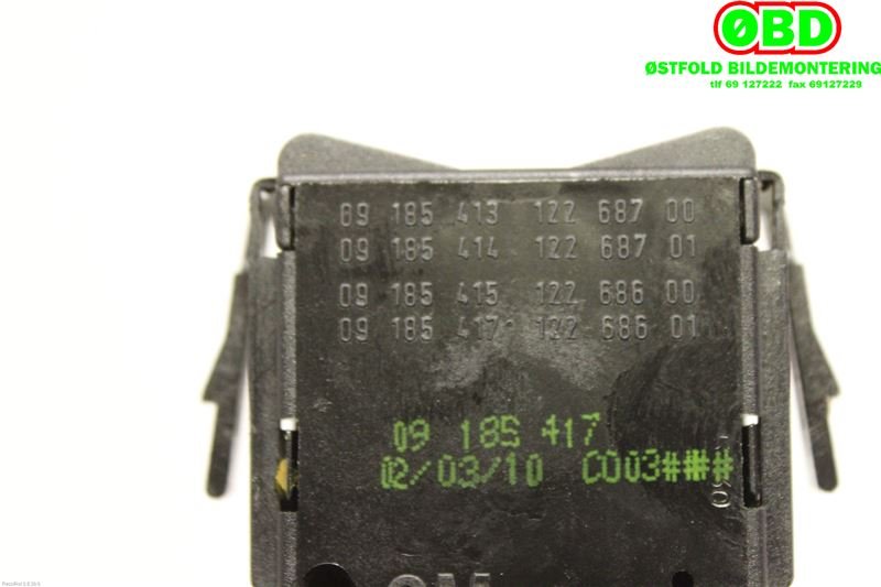Bryter diverse til Opel Combo C 2002-2011 (OPEL|9185417|1241028)