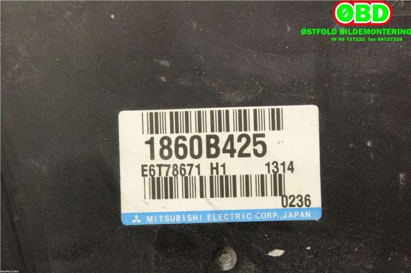 Styreenhet motor til Mitsubishi ASX 2010-2019  (MITSUBISHI|1860B425|)