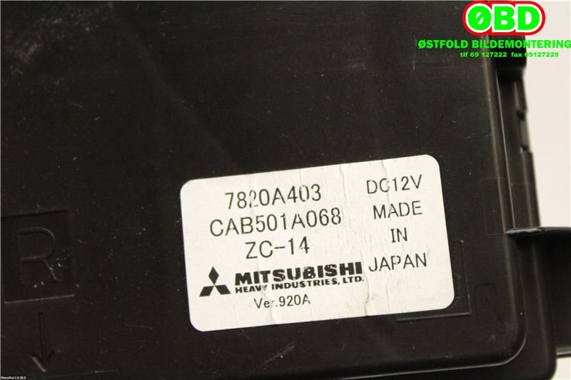 Styreenhet diverse til Mitsubishi ASX 2010-2019 (MITSUBISHI|7820A403||CAB501A068)