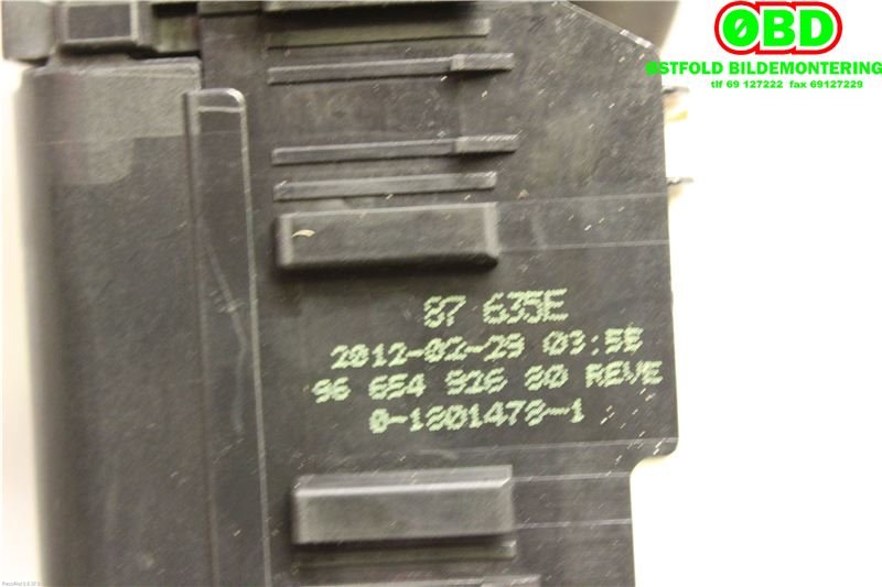 Sikringsboks til Peugeot 508 2011-2014 (Type I, Fase 1) (PEUGEOT||9665491680)