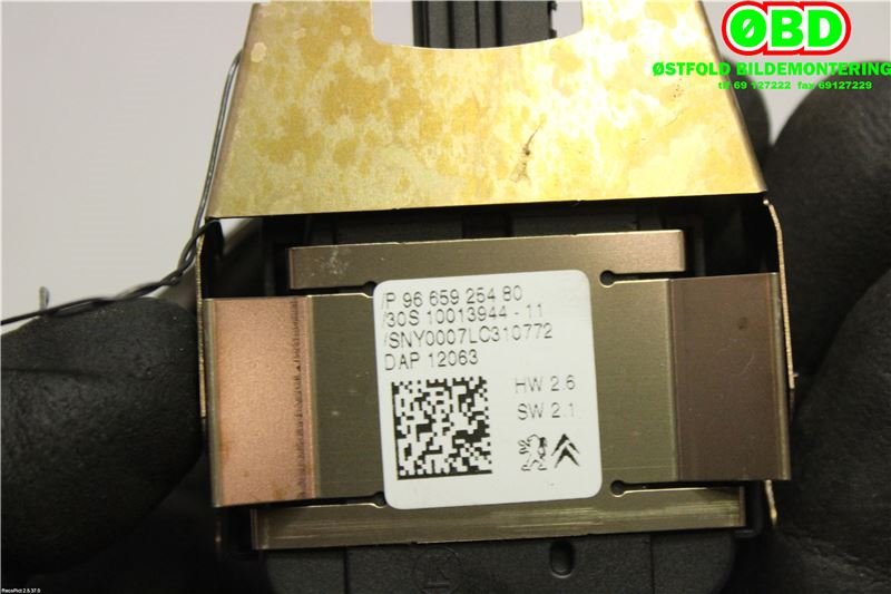 Sensor regnsensor til Peugeot 508 2011-2014 (Type I, Fase 1)  (PEUGEOT|1606932780||9665925480)