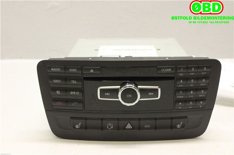 Bilstereo til Mercedes A-Klasse 2012-2018 (W176) (W176) (MERCEDES|A 246 900 68 10||2469010802)