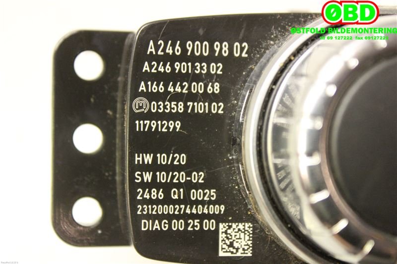Bryter diverse til Mercedes A-Klasse 2012-2018 (W176) (W176) (MERCEDES|A 246 900 98 02||2469009802)