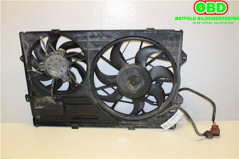Kjølevifte til VW Transporter / Caravelle 2009-2015 (Fase 2) (T5) (T5) (VOLKSWAGEN|7H0 959 455 A|7H0 959 455 D|)