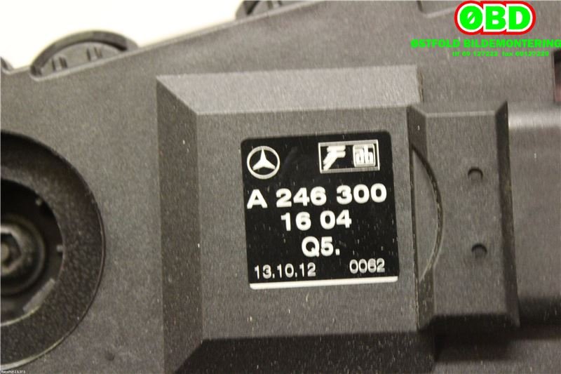 Pedal gass til Mercedes A-Klasse 2012-2018 (W176) (W176) (MERCEDES|A 246 300 14 04||2463001604)