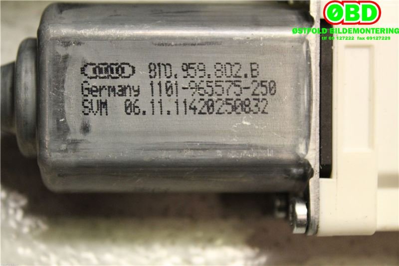 Ruteheis høyre foran til Audi A5 2007-2016 (Type I)  (AUDI|8T0 959 802 B||8T0959802B)
