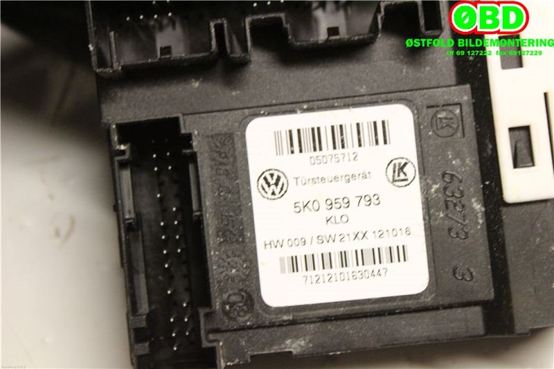 Ruteheis venstre foran til VW Caddy 2015-2020 (Type III, Fase 3)  (VOLKSWAGEN|2K5 959 701 A||2K5959701)