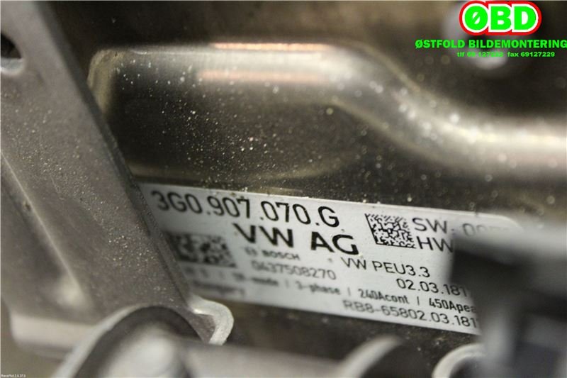 DCDC converter hybrid til VW Passat 2015-2019 (Fase 1) (B8) (B8) (VOLKSWAGEN|3G0 907 070 G||3G0907070G)