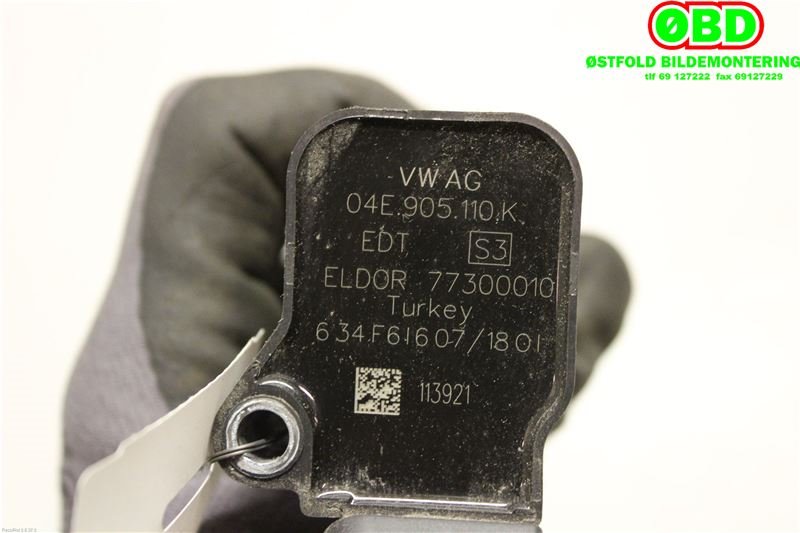Coil elektronisk til VW Passat 2015-2019 (Fase 1) (B8) (B8) (VOLKSWAGEN|04E 905 110 K|04E 905 110 P|04E905110K)