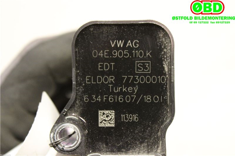 Coil elektronisk til VW Passat 2015-2019 (Fase 1) (B8) (B8) (VOLKSWAGEN|04E 905 110 K|04E 905 110 P|04E905110K)